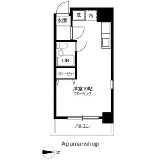 バレエハウスK【6階】の間取り