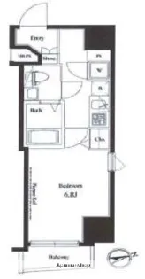 ヴェルト新宿イースト【5階】の間取り