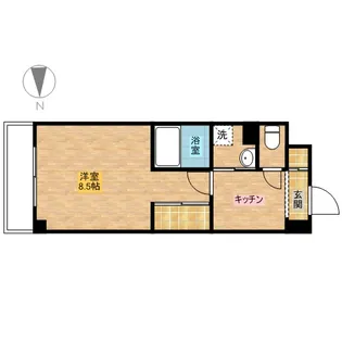 ドミール平和台【3階】の間取り