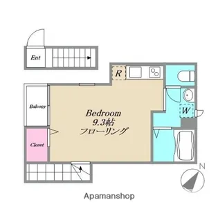 SFLAT SUGINAMI【201号室】の間取り