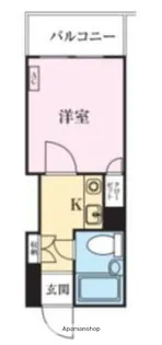 グリーンビレッジ【3階】の間取り