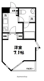 スリーベルマンションⅡ【1階】の間取り