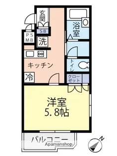 グランヴァン板橋本町エコ・ヴェルデ【1階】の間取り