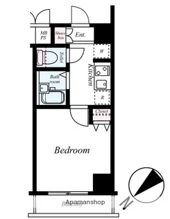 サンテミリオン新中野弐番館【4階】の間取り