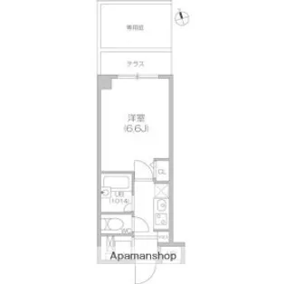 ガーラプレイス八幡山壱番館【1階】の間取り