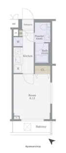 プレール・ドゥーク上池袋【4階】の間取り