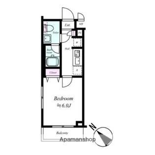 プレール・ドゥーク上池袋【2階】の間取り