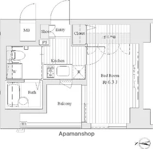 ドゥーエ練馬Ⅱ【4階】の間取り