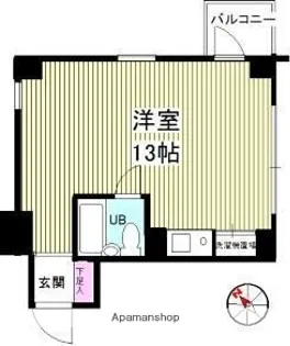 パインセンターハイツ大塚【4階】の間取り