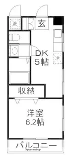 コーポアイリス【3階】の間取り