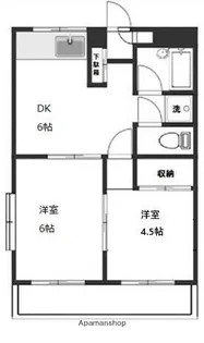 ヴェリテ石神井台【2階】の間取り