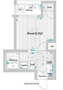 パレ・ホームズ阿佐ヶ谷Ⅱ【3階】の間取り