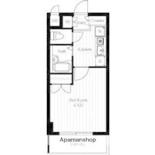 スペーシア高円寺Ⅰ【9階】の間取り