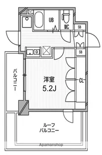 スペーシア高円寺Ⅰ【8階】の間取り