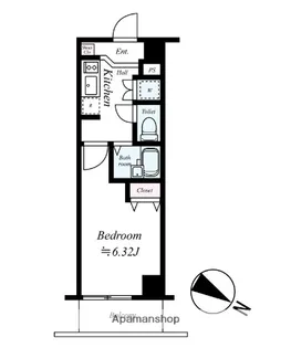 SIN−CITY本蓮沼BELL GRADE【10階】の間取り
