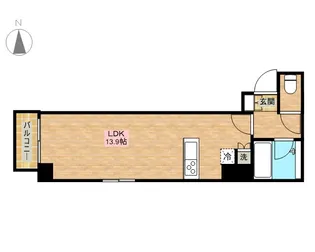 アムス四谷三丁目【0504号室】の間取り