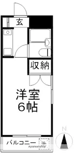 シティフラット25【3階】の間取り