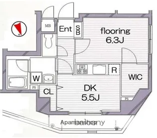 グランヴァン阿佐ヶ谷Ⅱ【2階】の間取り