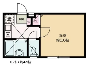 クレール中野【2階】の間取り