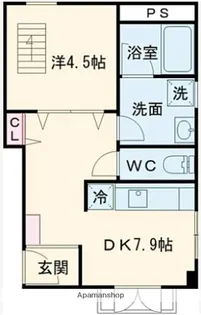 アイリス久我山【2階】の間取り