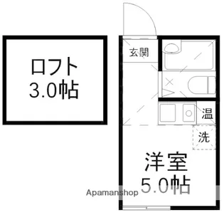 上高田ハイム【203号室】の間取り