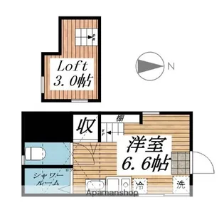 プレステージ椎名町【2階】の間取り
