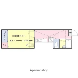 ラ・スカーラ千川【2階】の間取り