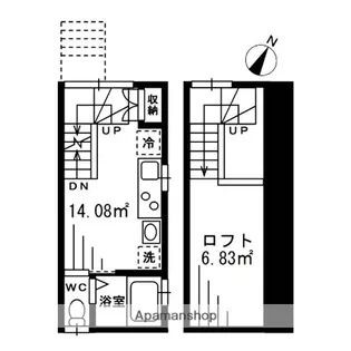 クラソ早稲田【2階】の間取り
