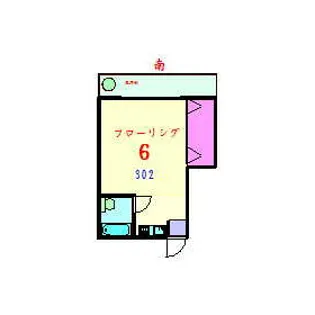 フランスコーポ【3階】の間取り