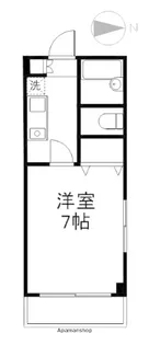 リバース大野【3階】の間取り
