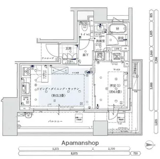 グランドメゾン神楽坂【2階】の間取り