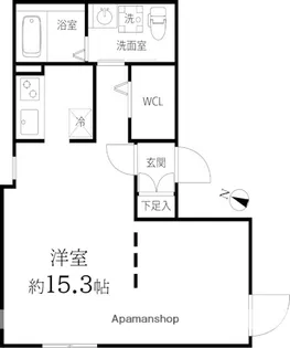 BRANCHE中野本町【306号室】の間取り