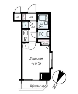 グランド・ガーラ幡ヶ谷EAST【1階】の間取り