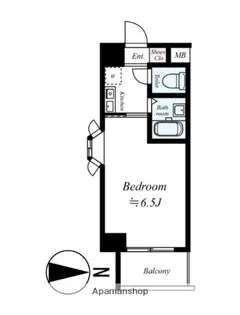 スカイコート駒場東大前【1階】の間取り