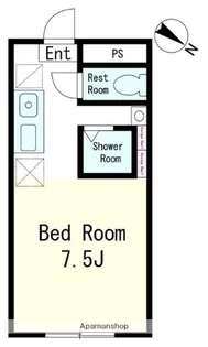 レークヒルスワ【'101号室】の間取り