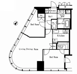 MY TOWER RESIDENCE【12階】の間取り