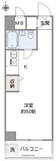 エヴェナール方南町【4階】の間取り