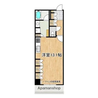 リリーベル高円寺駅前サーモス【7階】の間取り