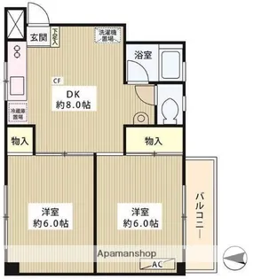 東高円寺ハイム【3階】の間取り