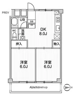 東高円寺ハイム【2階】の間取り