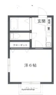 コーポベルム【203号室】の間取り