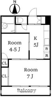 宇佐見マンション【302号室】の間取り