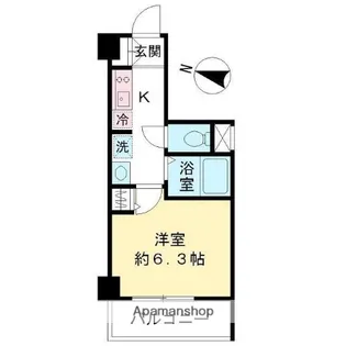 アイランド中野【5階】の間取り