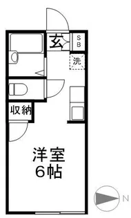 アネスタ新中野【1階】の間取り