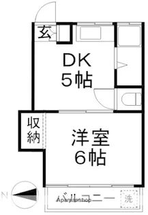 ニュープリンス【D号室】の間取り