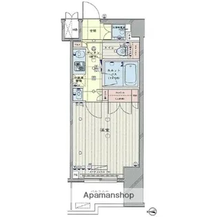 ルーブル板橋区役所前【7階】の間取り