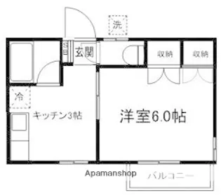 ファミール矢島【2階】の間取り