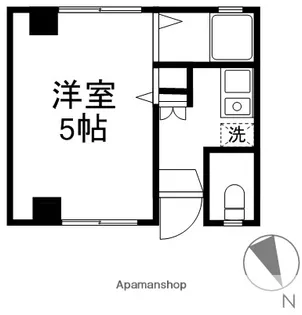 東京都中野区中央1丁目【マンション】の間取り