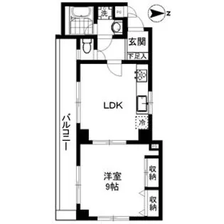 フローラ富士見台【3階】の間取り
