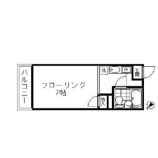 アムス富士見台【0201号室】の間取り